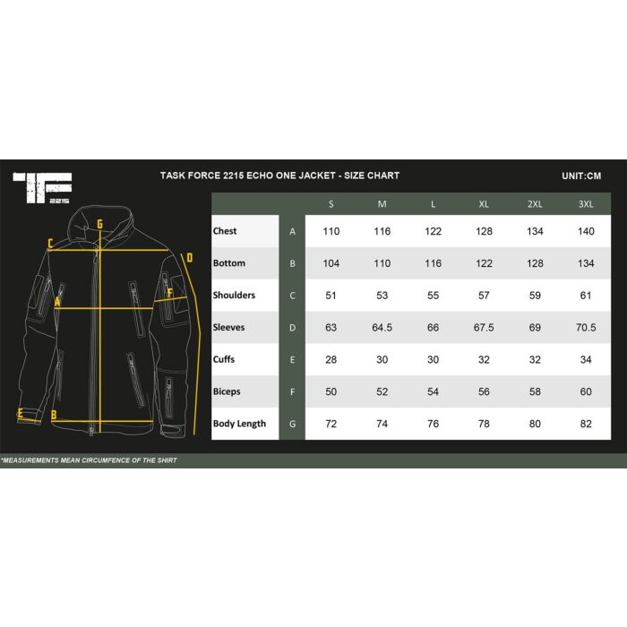 TF-2215 Echo one jacket Ranger Green