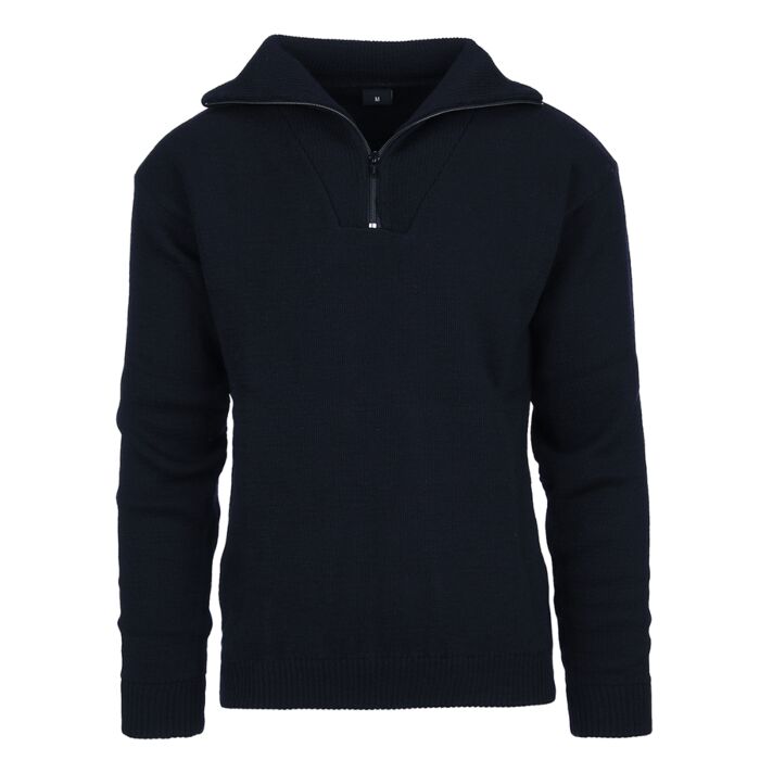 Fostex auckland schippers trui wol navy blauw