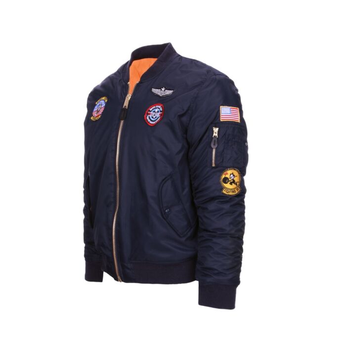 Fostex Kinder MA-1 USAF Flight Jacket blauw