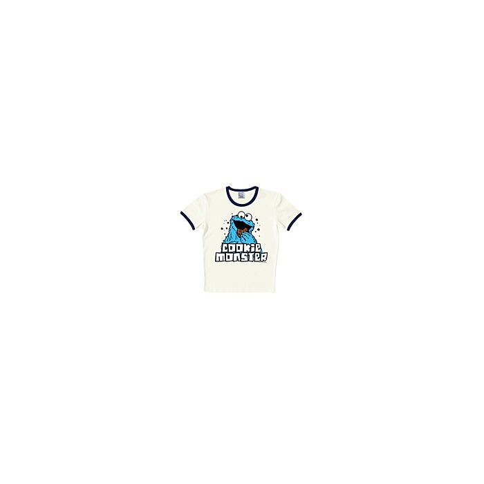 Fun t-shirt Cookie Monster slimfit heren