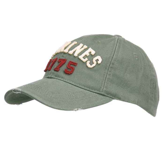 Fostex Cap stone washed MARINES groen