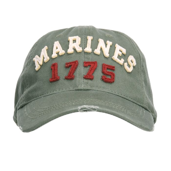 Fostex Cap stone washed MARINES groen