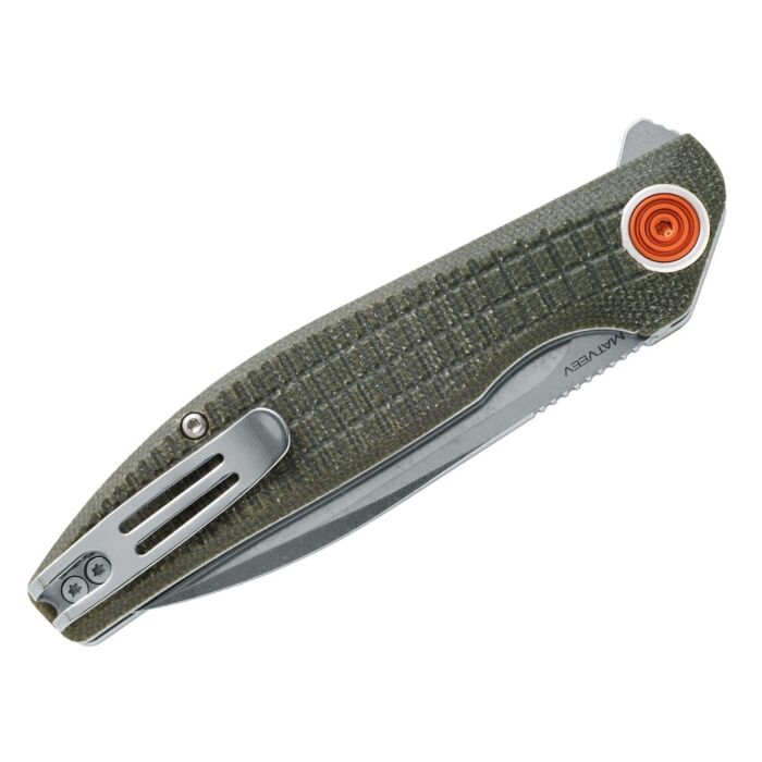 Black Fox Zakmes Artia OD Groen Micarta