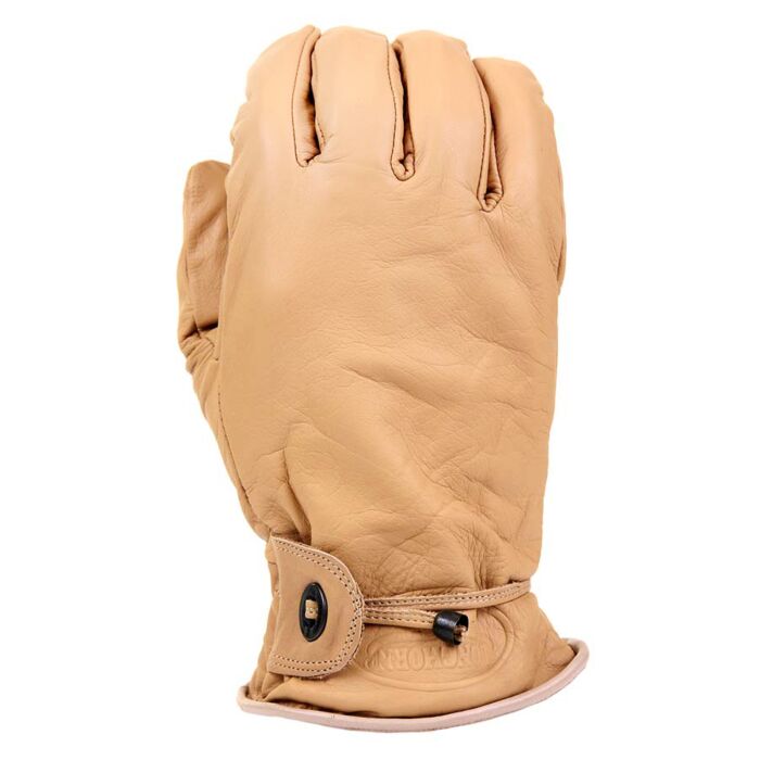 Longhorn leren handschoenen brown/beige