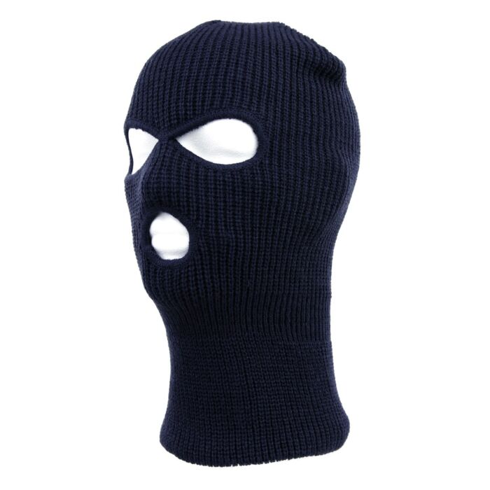 Fostex bivakmuts 3 gaten blauw