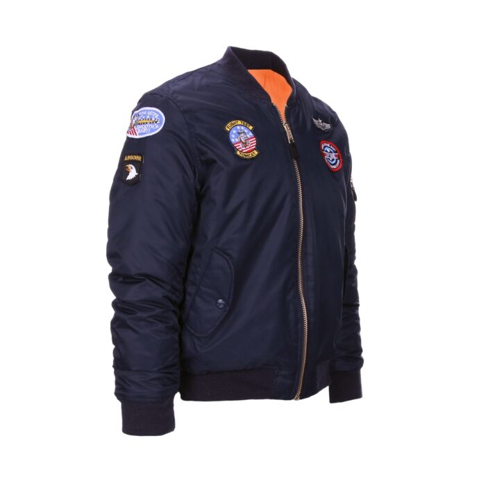 Fostex Kinder MA-1 USAF Flight Jacket blauw