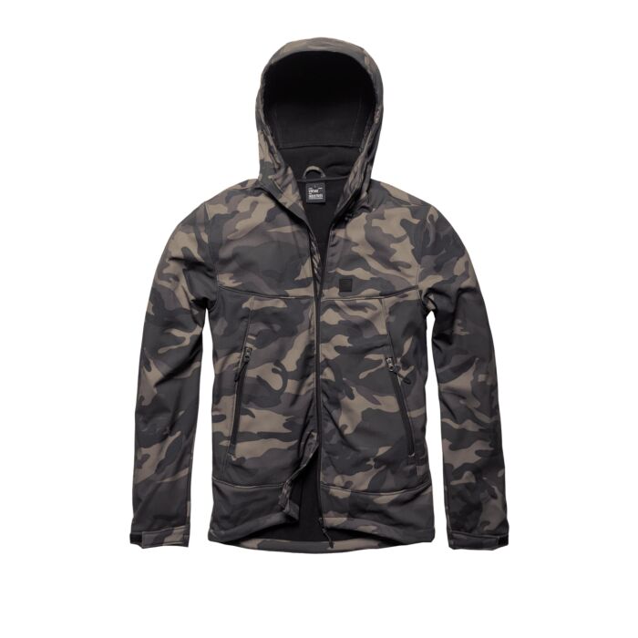 Vintage Industries Alford Softshell Jacket dark camo