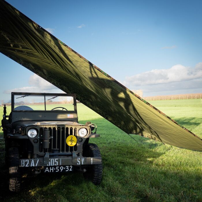 Afdekzeil 3x3m woodland camo
