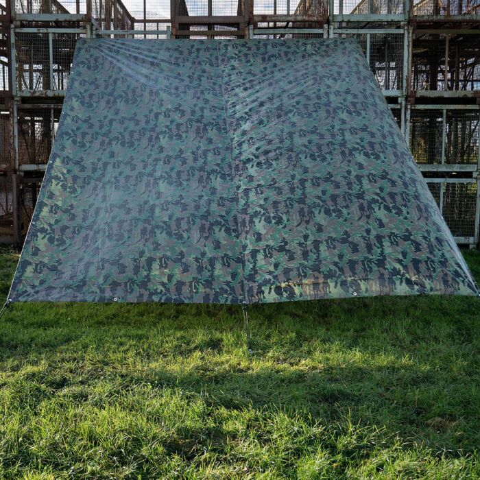 Afdekzeil 3x3m woodland camo