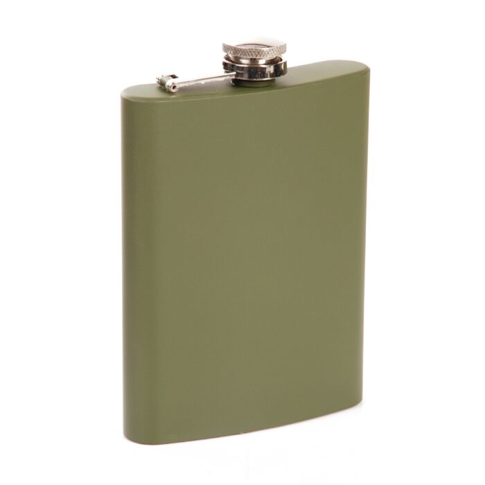 Zakflacon (platvink) 8 ounce groen