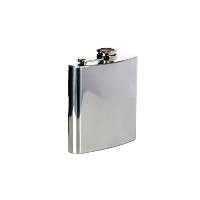 Zakflacon (platvink) 6 ounce chroom