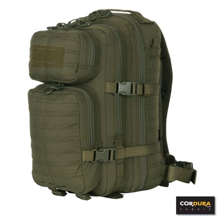 101inc Lasercut 1-day assault rugzak Cordura groen
