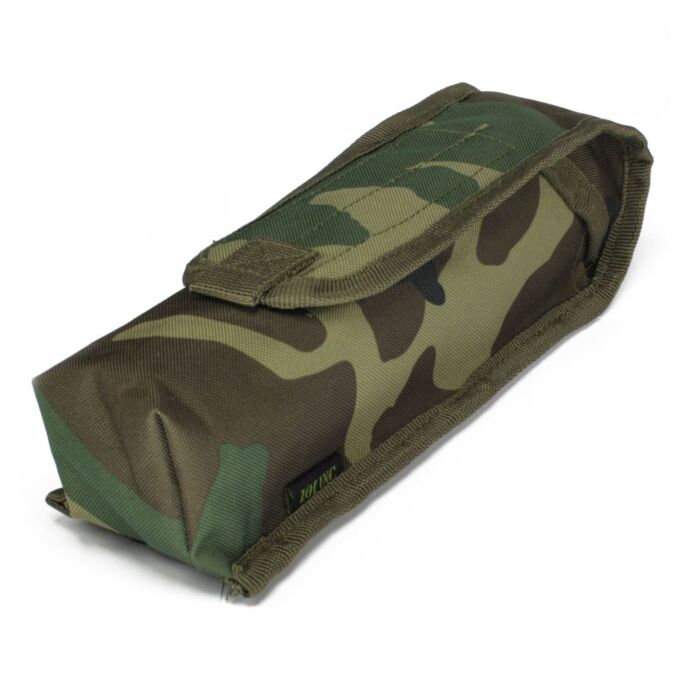 101Inc Molle pouch gasfles L woodland camo