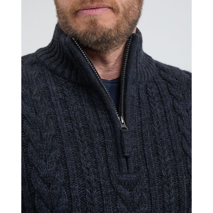 Life-Line Marcel Half-Zip trui Navy