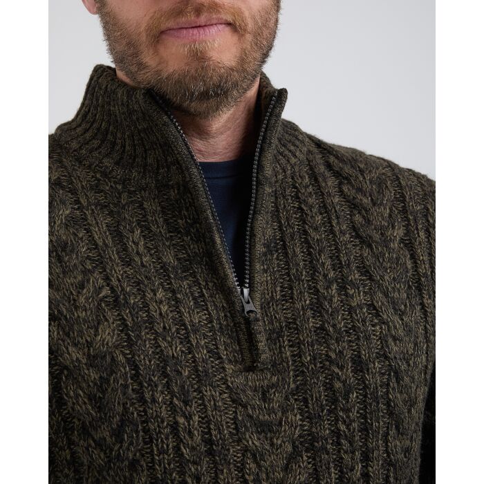Life-Line Marcel Half-Zip trui Dark Green