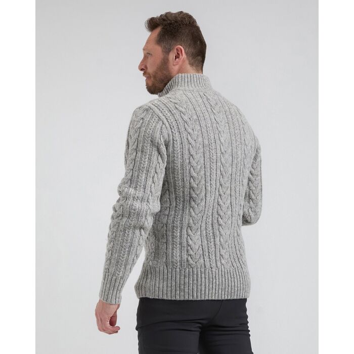 Life-Line Marcel Half-Zip trui Light Grey
