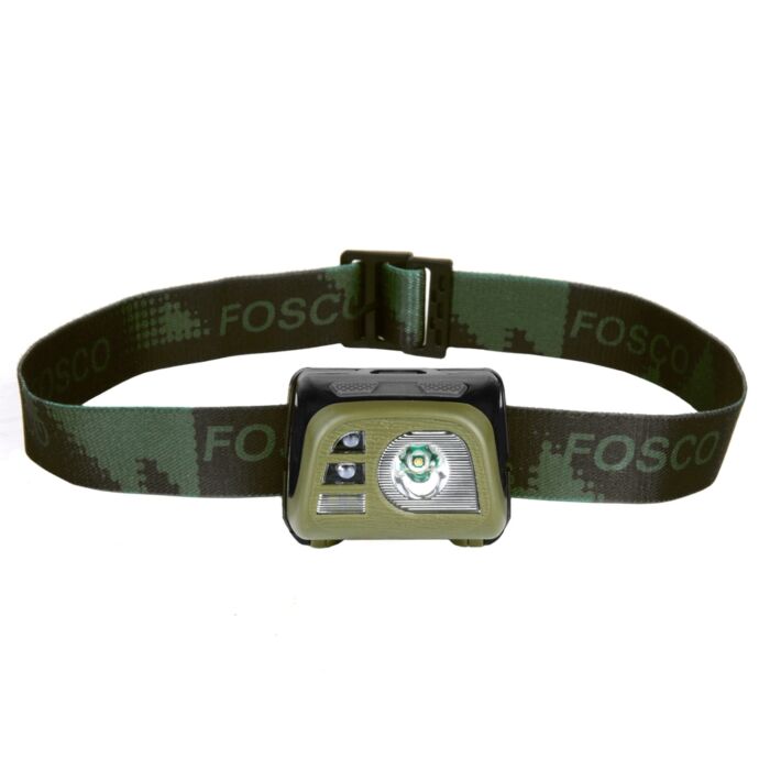 Fosco Hoofdlamp Tactical groen