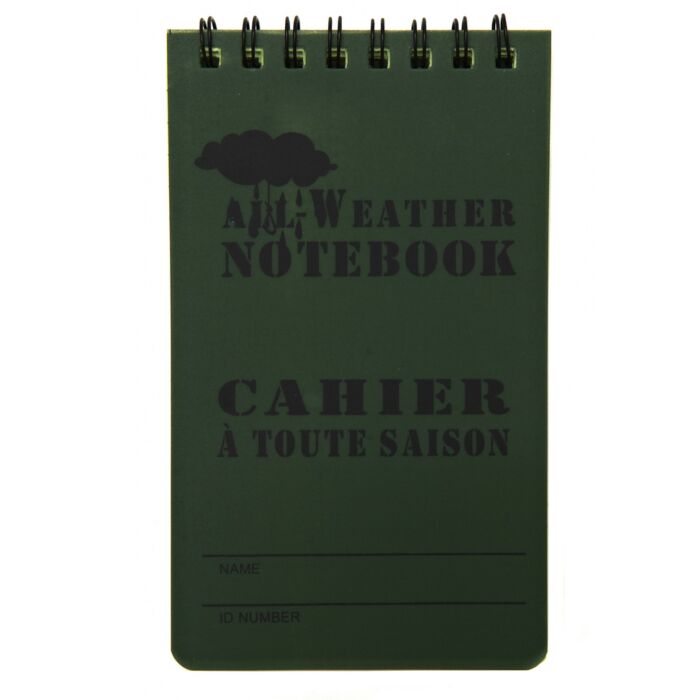 Notitieblok all weather klein