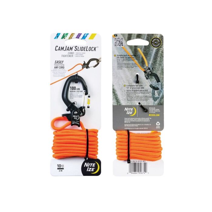 Nite Ize CamJam SlideLock Koordspanner S met 3m Paracord