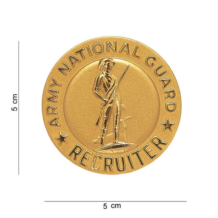 Embleem metaal Army national guard pin