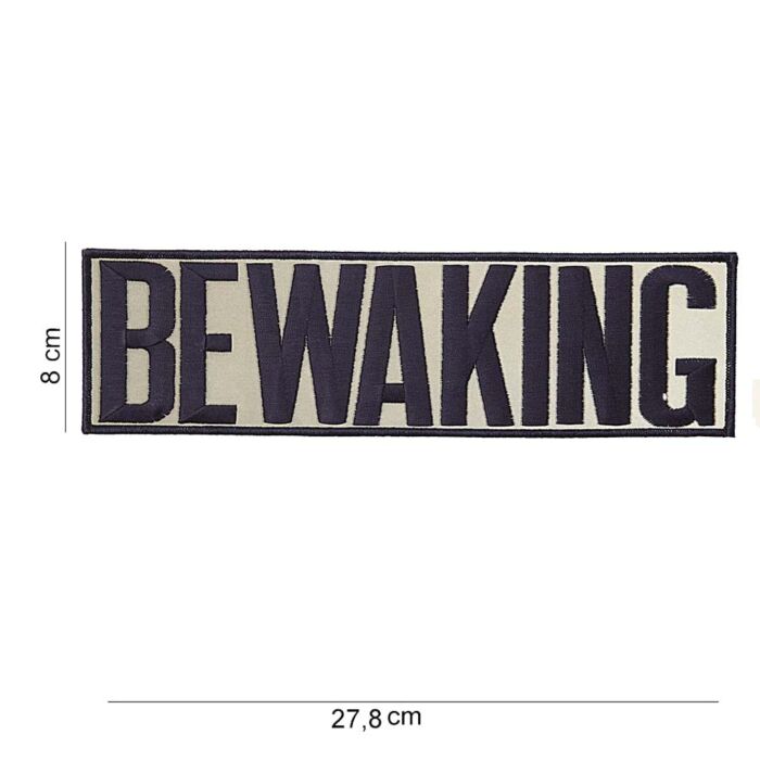 Embleem Bewaking groot stof