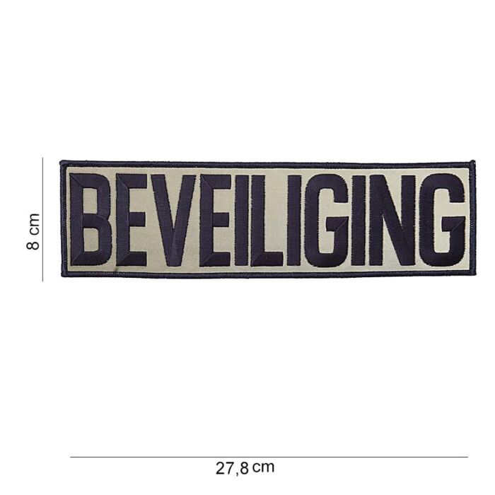 Embleem Beveiliging groot stof