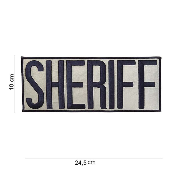 Embleem Sheriff groot stof