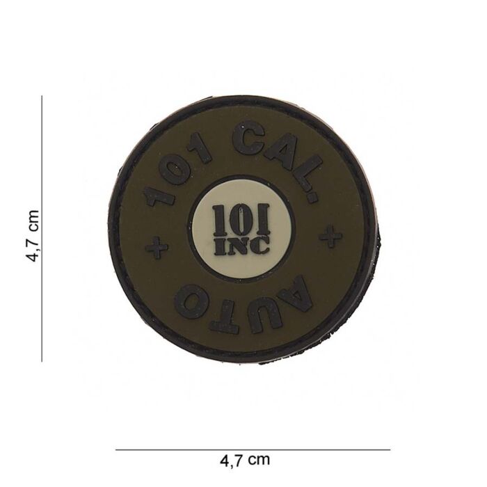 Embleem 3D PVC 101 Cal. auto groen