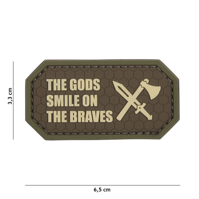 3D PVC The gods smile on the brave B