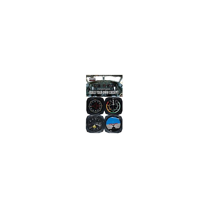 Set Cockpit onderzetters 4 stuks