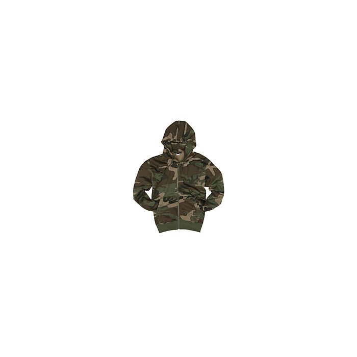 Life-Line Danny Fullzip Hooded sweater woodland camo