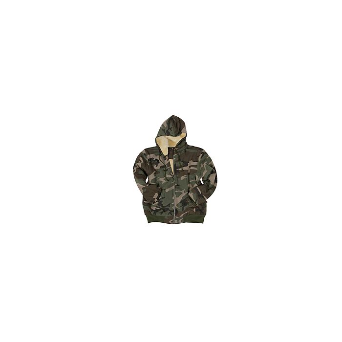 Life-Line Darth hooded sweater fake fur camo woodland