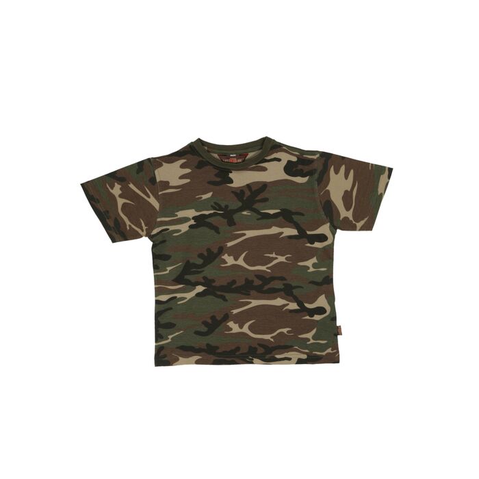 Life-Line Deserter kids t-shirt woodland camo