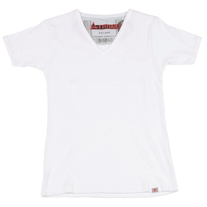 Life-Line Sneak rib t-shirt white