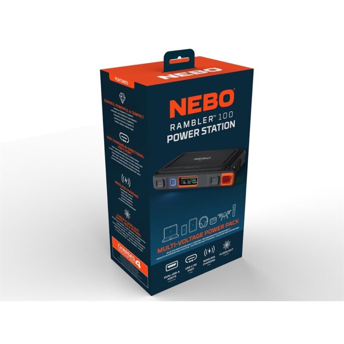 Nebo Rambler 100 Powerstation Zwart
