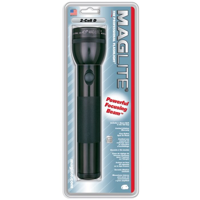 Maglite 2 D-cel zaklamp, zaklantaarn zwart