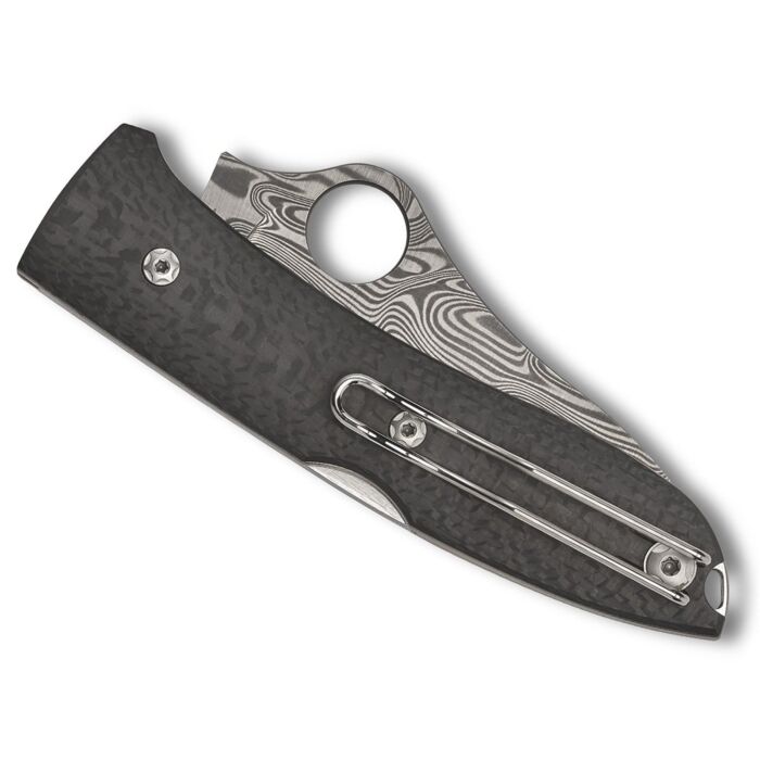 Spyderco Zakmes SpyOpera Carbon Fiber Damasteel PE Sprint Run