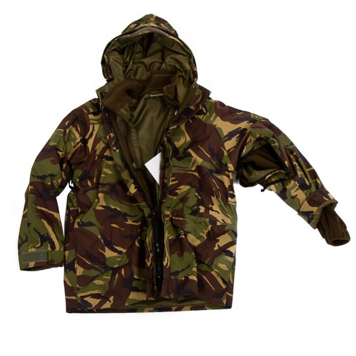 CC jas gevoerd waterproof(goretex) nederlandse camo