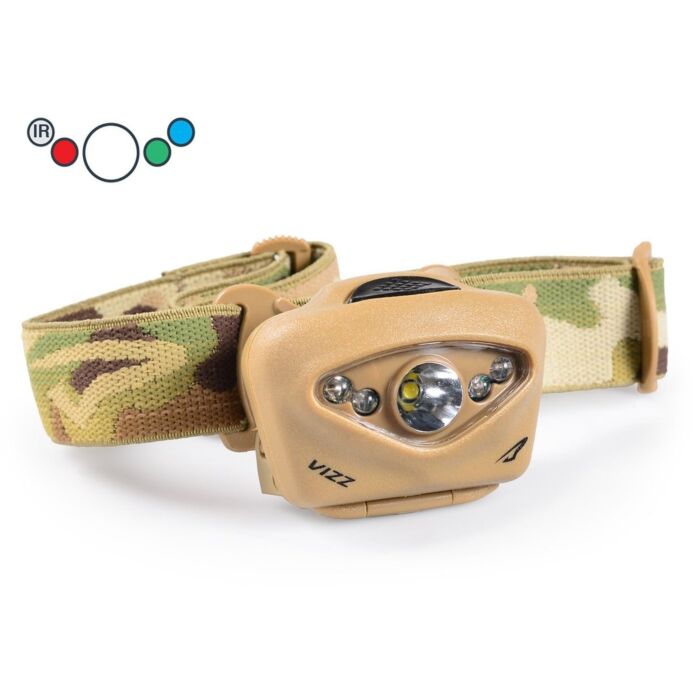 Princeton Tec Hoofdlamp Vizz Tac MPLS Bruin