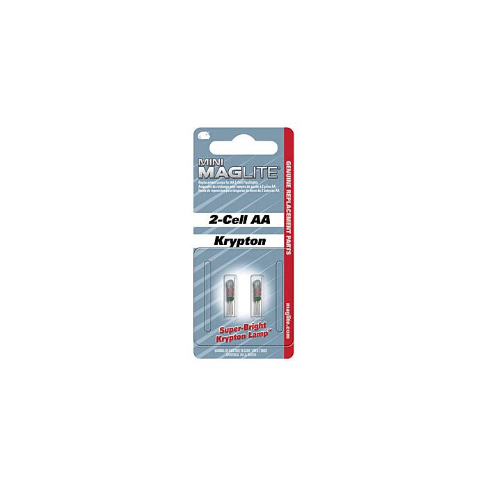 Maglite reserve lampje 2 X AA 2stuks
