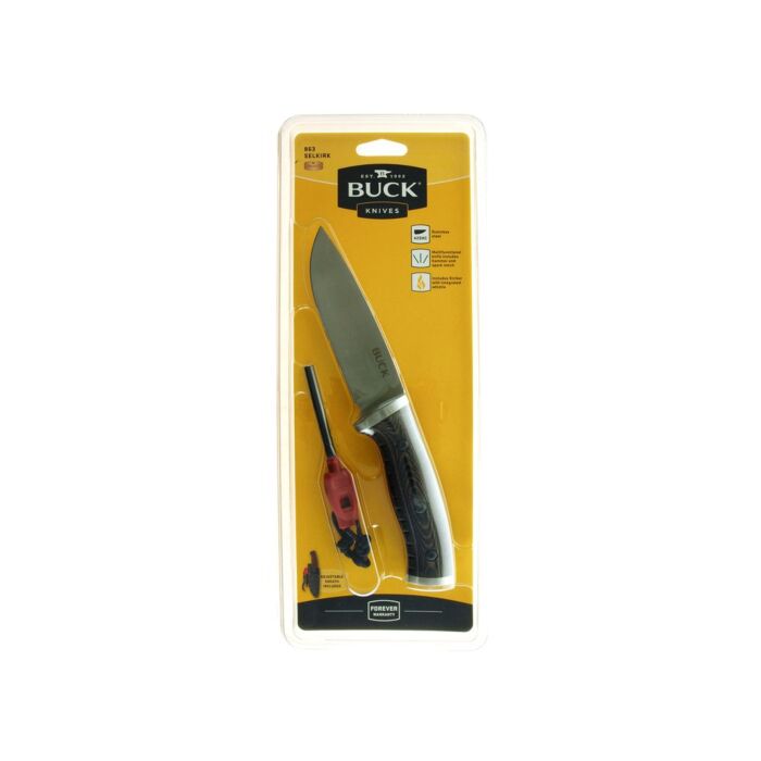 Buck Outdoormes Selkirk Micarta Clampack