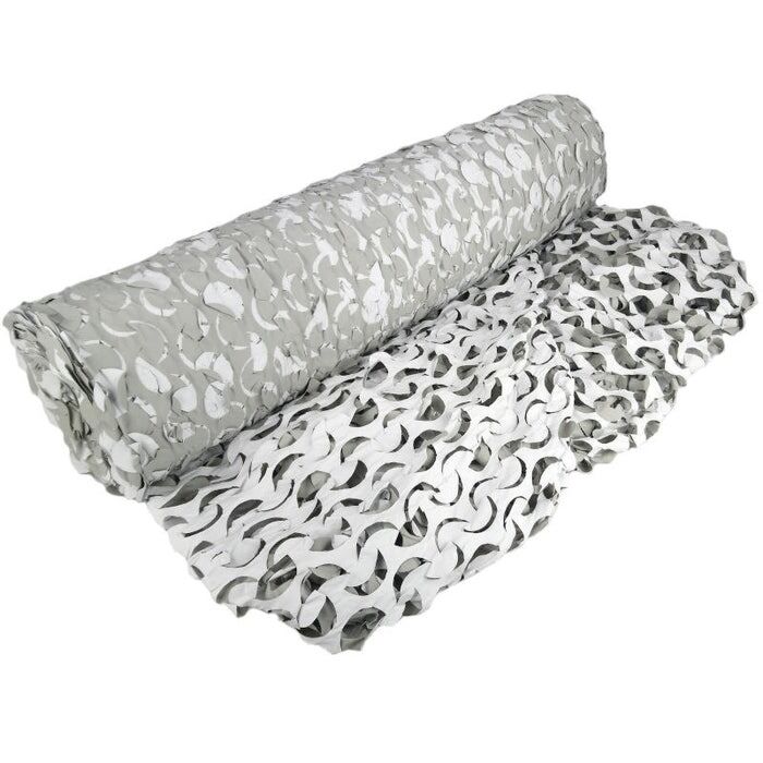 Fosco Camonet Camouflagenet per meter snow camo