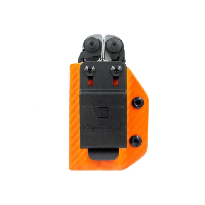 Clip & Carry Kydex Sheath CF-Orange Leatherman Surge