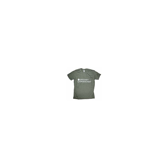 t-shirt Geschikt olive