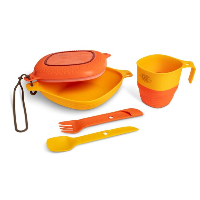 UCO Mess Kit 6-Delig Geel-Oranje