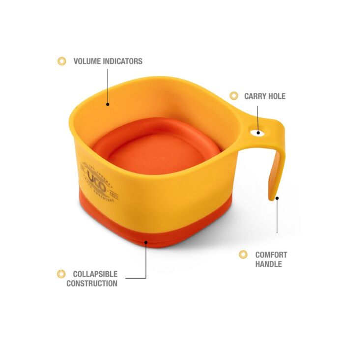 UCO Mess Kit 6-Delig Geel-Oranje