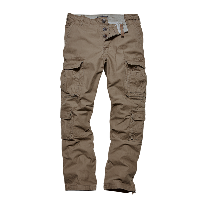 Vintage Industries Pack pants dark khaki