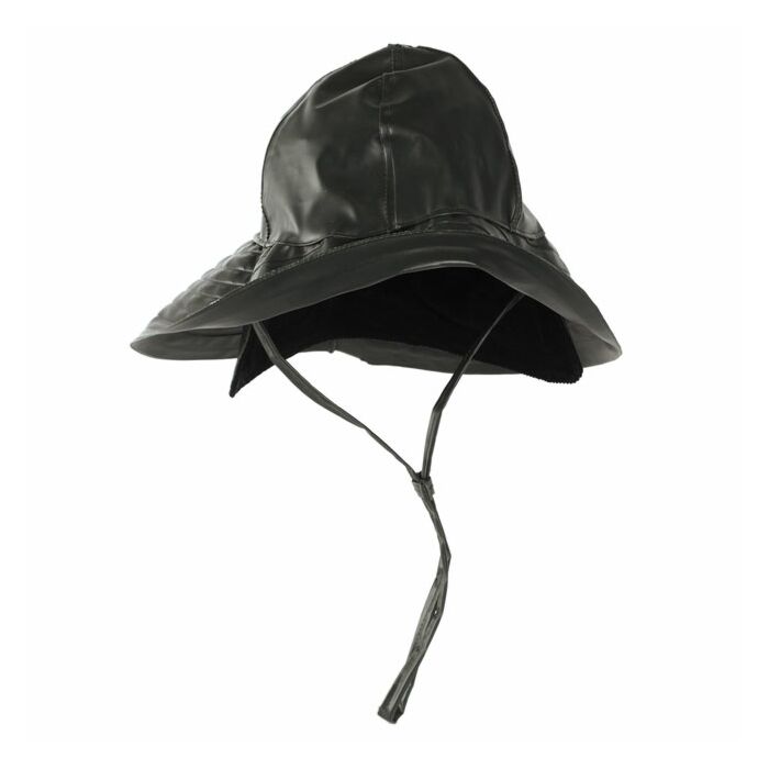 BW Bundeswehr regenhoed Zuidwester donkergroen - maat 56 cm - origineel | Petten & overig | Military Collectibles 4U