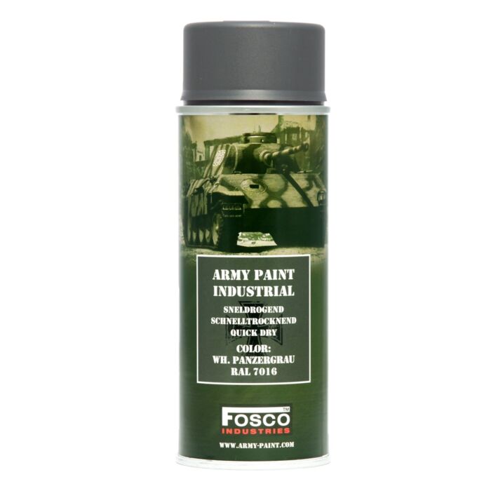 Fosco spuitbus legerverf 400ml Panzergrau
