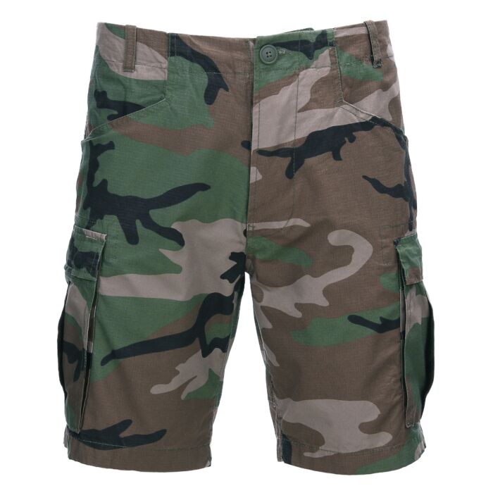 Fostex Cargo korte broek woodland camo